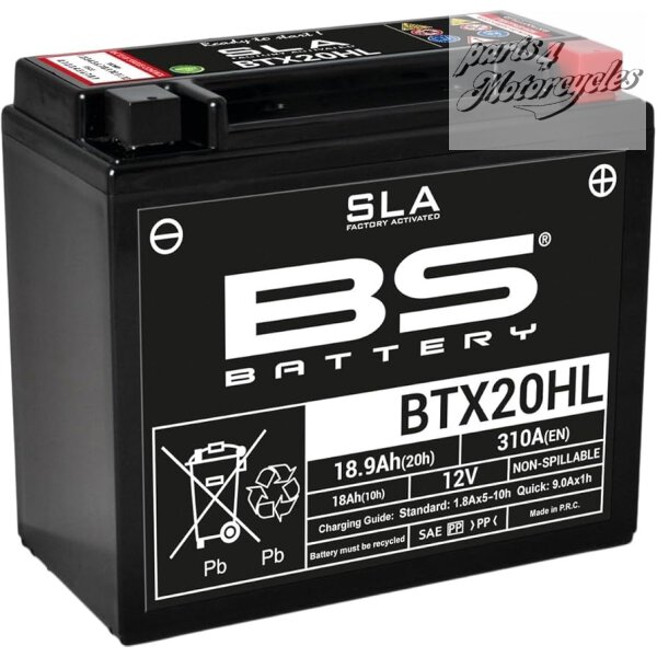 BS-BATTERY Batterie "BGZ20HL / BTX20HL / BTX20HL-BS"