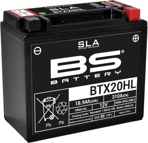 BS-BATTERY Batterie "BGZ20HL / BTX20HL / BTX20HL-BS"